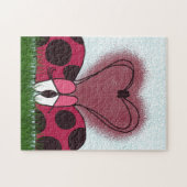 Leuk lieveheersbeestje paar legpuzzel (Horizontaal)