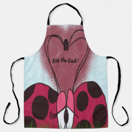Leuk lieveheersbeestje paar schort