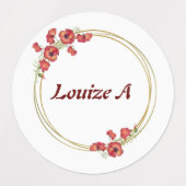 Leuk lijst gepersonaliseerde stickers (Design 2)