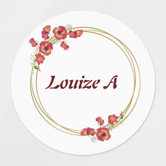 Leuk lijst gepersonaliseerde stickers (Design 2)