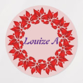 Leuk lijst gepersonaliseerde stickers (Design 1)