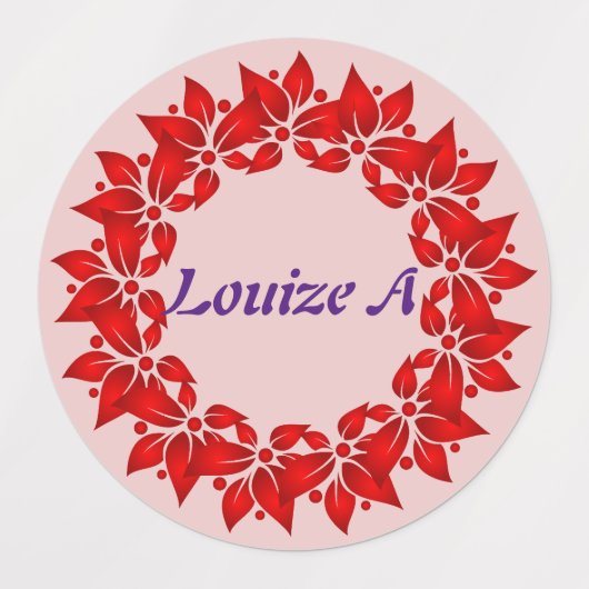 Leuk lijst gepersonaliseerde stickers (Design 1)