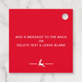 Leuk lijstlid goedgekeurd door Santa Christmas Bedankjes Labels (Achterkant)