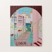 Leuk Lissabon Portugese Winter Legpuzzel (Verticaal)