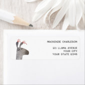 Leuk Llama retouradres Etiket (Insitu)