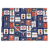leuk Londen-patroonreizen Groot Cadeauzakje (Voorkant)
