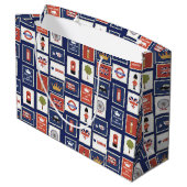 leuk Londen-patroonreizen Groot Cadeauzakje (Achterkant Gekanteld)