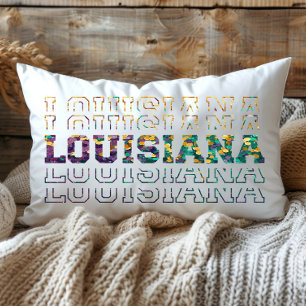 Leuk Louisiana Paars Goud Groen Kussen