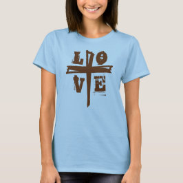 leuk LOVE-lettertype + CROSS | T-shirt