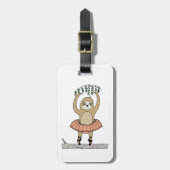 Leuk luiaard uniek Bagagelabel (Voorkant verticaal)