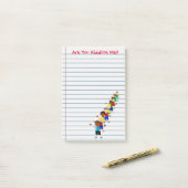 Leuk, maak je een grapje? Docent Post-its Notes (Op bureau)