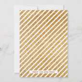 Leuk Magisch Goud Glitter Kangoeroe Baby shower Kaart (Achterkant)