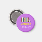 LEUK! Magneet - Bibliotheek - Gepersonaliseerd - N (Voorkant / Achterkant)