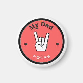 Leuk! Magneet - mijn vader ROCKS!