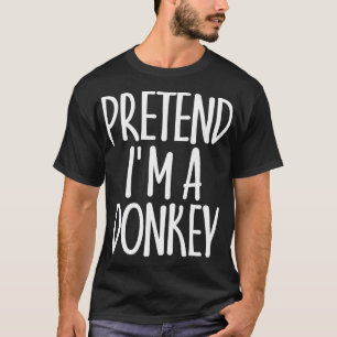 Leuk makkelijk doen alsof ik een ezel kostuum cade t-shirt