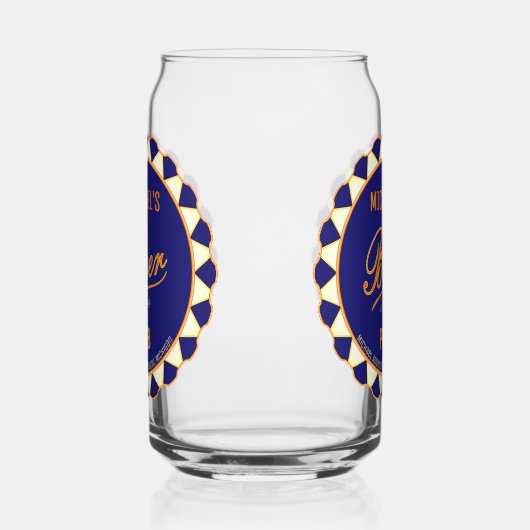 Leuk Man Cave Bierfles Pet Bierblikbril Blikvorm Glas (Rechts)