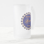 Leuk Man Grot Bierfles Pet Matglas Bierpul (Voorkant rechts)