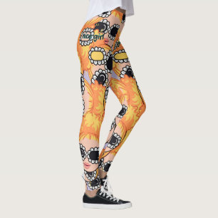 leuk meisje blondine leggings