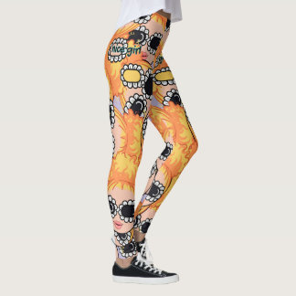 leuk meisje blondine leggings
