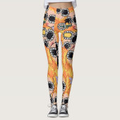 leuk meisje blondine leggings (Voorkant)