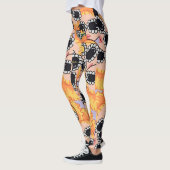 leuk meisje blondine leggings (Links)