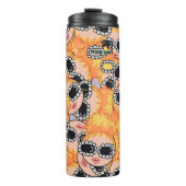 leuk meisje blondine thermosbeker (Voorkant)