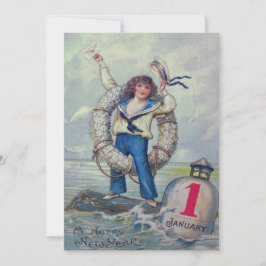 Leuk meisje zeiler boei gooi ring kaart