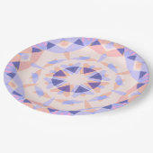  Leuk Meisje's Roze Paarse Verjaardag Magic Star Papieren Bordje (Gekanteld)