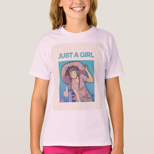 leuk meisjes T-shirt (Voorkant)