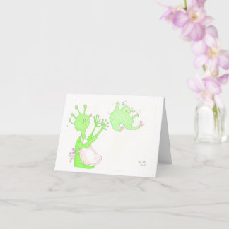 Leuk met oma kaart! kaart