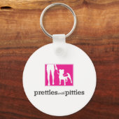 Leuk met Pitties Sleutelhanger (Voorkant)