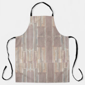 Leuk metaal en hout schort (Voorkant)