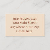 Leuk Mexicaans eten tekst toevoegen Visitekaartje (Achterkant)