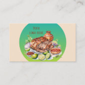 Leuk Mexicaans eten tekst toevoegen Visitekaartje (Voorkant)