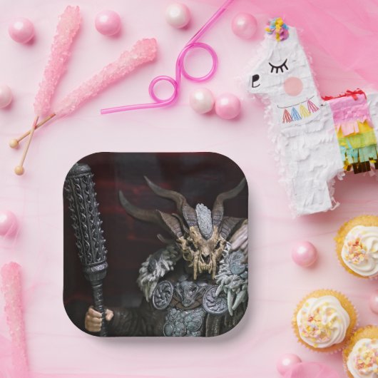 Leuk middeleeuws thema papieren bordje (Feest)