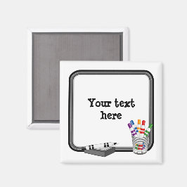 Leuk mini-whiteboard magneet