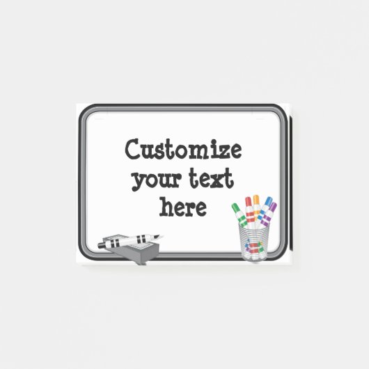 Leuk mini-whiteboard post-it® notes (Voorkant)