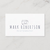 Leuk minimaal fotograaf visitekaartje (Voorkant)