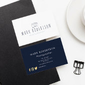 Leuk minimaal fotograaf visitekaartje