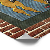 Leuk Modern Art Muziek Collage Poster (Hoek)