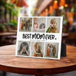 Leuk Modern 'BESTE MOM OOIT' 6 Foto Fotoplaat<br><div class="desc">Creëer is het perfecte cadeau voor de meest geweldige moeder met onze gebruiksvriendelijke sjabloon, met zes foto's van gekoesterde herinneringen en een trendy 'BEST MOM EVER'-belettering die kan worden gewijzigd in uw keuze van kleuren. Compleet met de naam van uw kind en een vleugje schattig hart, het is het ultieme...</div>