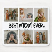 Leuk Modern 'BESTE MOM OOIT' 6 Foto Muismat (Voorkant)