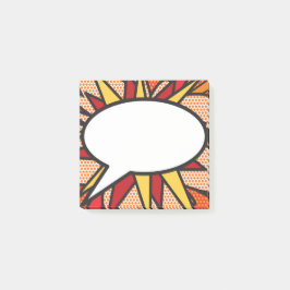 Leuk Modern Comic Book Speech Bubble Post-it® Notes