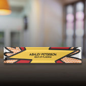 Leuk Modern Cool Comic Book gepersonaliseerd Naambordje