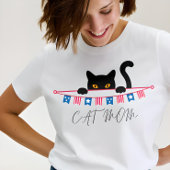 Leuk Modern design kat liefhebber moeder T-shirt