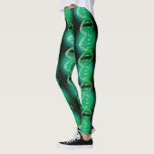 Leuk Modern DNA Patroon Groene Medische Wetenschap Leggings (Links)