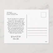 Leuk Modern Eenvoudig Cirkeltype Drie Foto Feestdagenkaart (Achterkant)