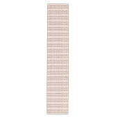 Leuk modern geometrisch patroon medium tafelloper (Voorkant)