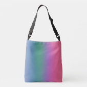 Leuk  Modern Gradient Colors Crossbody Bag Tas (Achterkant)