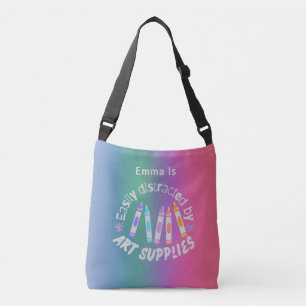 Leuk Modern Gradient Colors Crossbody Bag Tas